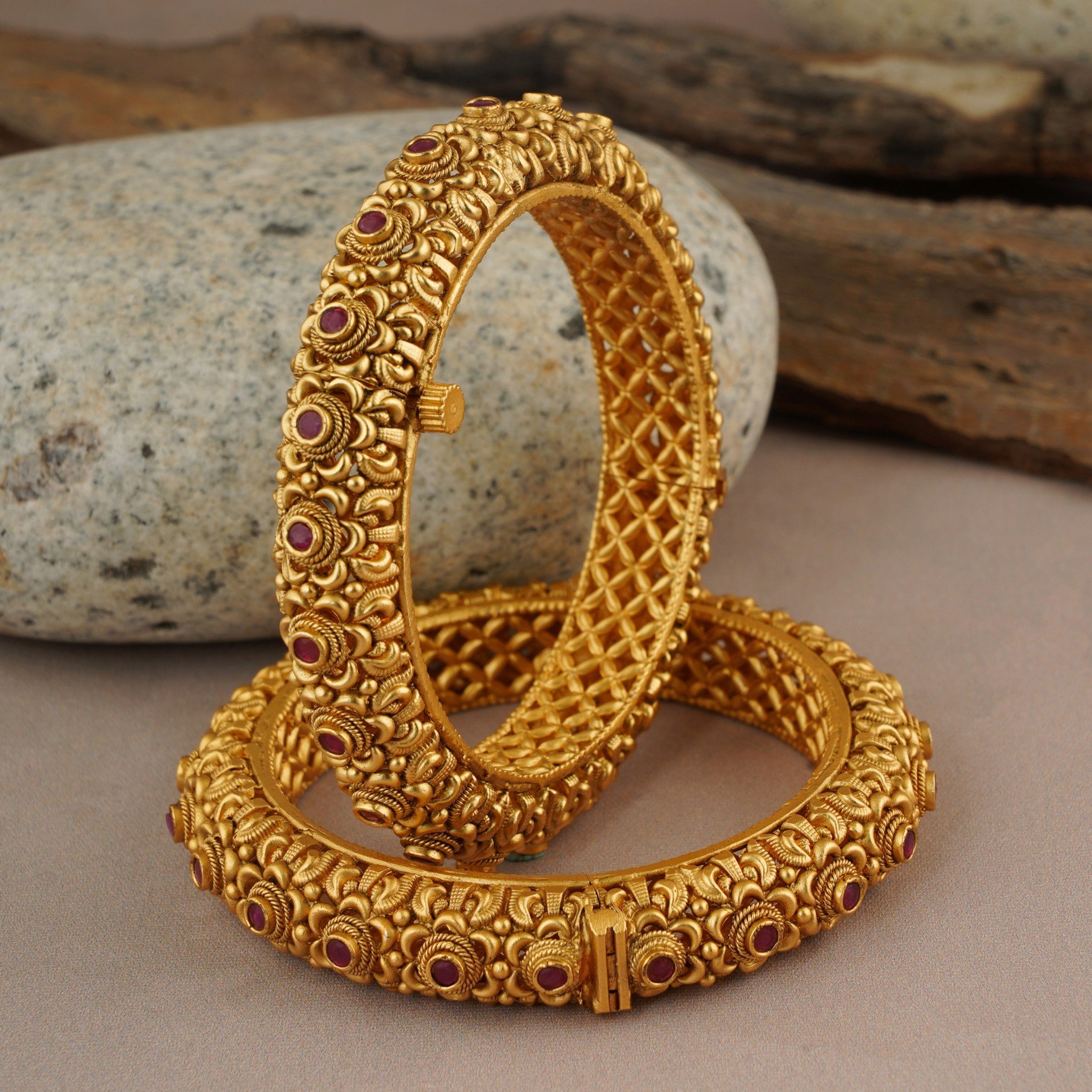 Gold Plated Kada For Daily Use